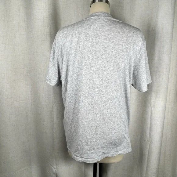 Skims Boyfriend Fit TShirt Heathered Gray Crewneck Women's XL Minimalist - Picture 5 of 8